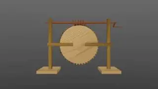 Worm drive  -  Leonardo da Vinci  - Animated 3d