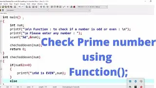 C Program to check if number is a prime or not.