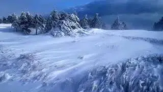 Зимняя вьюга. Метель. Звуки природы. Медитация.