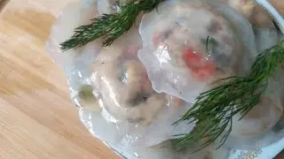 Прозрачные КАК СТЕКЛО КИТАЙИСКИЕ ПЕЛЬМЕНИ ДИМ САМ