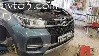 Чери тиго 4 ( CHERY TIGGO4) снятие переднего бампера, установка защитной сетки перед радиатором