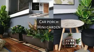 Makeover Car porch to Mini Garden | DIY | Ninso | Murah