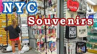 NYC souvenir shopping on Canal Street