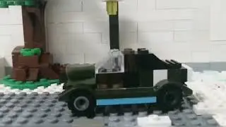 Езда машины. Тест (Lego Stop Motion)