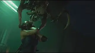 RESIDENT EVIL 3: REMAKE – Jill es emboscada por una araña zombie gigante (Drain Deimos)