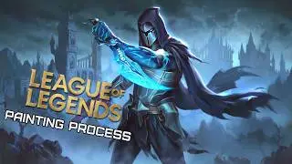 Painting a League of Legends Style Character for our Game |  Timelapse