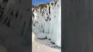 Лёд Байкала, удивительные наплески острова Ольхон #байкал #ледбайкала #наплески