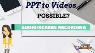 Convert Powerpoint to Videos #powerpointomp4 #pptvideos #pptaudiorecording