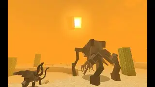 Minecraft: parazitlar bilan omon qolish 1 kun