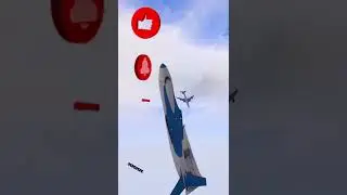 Cargo Plane of GTA 5 Vs Passenger Jet in Air #shorts #gta5 #gtav