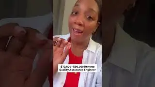 $80,000 - $130,000! I have 2 remote QA roles perfect for your first yes in tech!