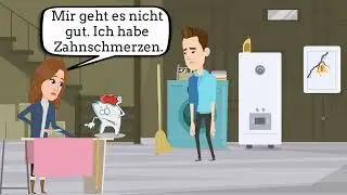 Deutsch lernen A1 - Lektion 12 - Dialoge | beim Arzt |