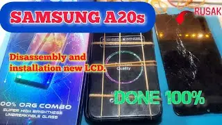 SAMSUNG A20s 🌏 Cara Sederhana Ganti Layar / LCD 🔥 disassembly and installation