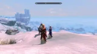 👸Mein Skyrim 281 T & L   Fights mit Eisbären und Hoker