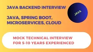 JAVA Backend LIVE Mock Interview | Data Structures | Spring Boot | Microservices | Cloud