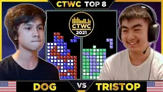 2021 CTWC Tetris Top 8 - Dog vs. Tristop - Tetris World Championship