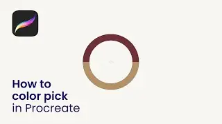 How to color pick in Procreate. Procreate tips 