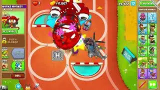 Bloons TD 6 - Four Circles Beginner Map Chimps Mode Gameplay Walkthrough Tutorial (No Commentary)