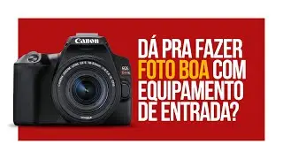 Fotografando retratos com a Canon SL3 e lente do kit