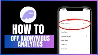 How to turn off anonymous analytics in Phantom