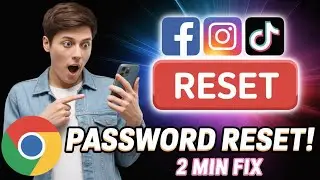 Reset Any Social Media Account  Password FAST Using Chrome! (No App Needed 😱)