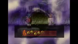 Ocarina of Time (N64) - The Skull Kid with a flute and a gift