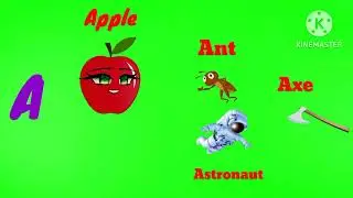 Green Screen Video !! Apple, Ant , Axe , Astronut !!