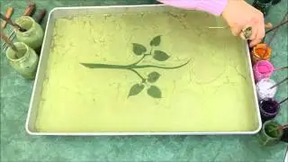 Ebru Art by Sevim Surucu - Gül Ebrusu