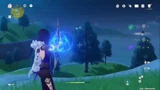 Getting 100% in Starfell Valley - Floating Anemo Slime hidden chest. (Genshin Impact)