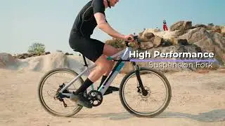 Gyroor 350W Electric Bike with 26‘’ Tires Electric Bike for Adults