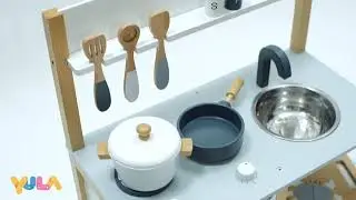 YULA KIDS - KIDDY-CHEF WOODEN KITCHEN SET