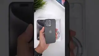 iPhone 15 Pro (Black Titanium) Unboxing 