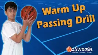 Best Basic Youth Basketball Warm Up - Kick Ahead Pass Drill