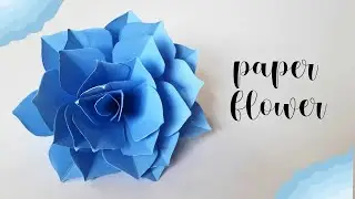 How to make Realistic, Easy paper Flower | Paper flower DIY| flower making..