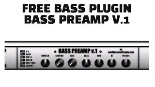 Me and my Bass - Free Bass VST Plugin – Bass Preamp v1.0