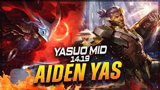 AIDENYASUO - Yasuo vs Sylas MID Patch 14.19 - Yasuo Gameplay