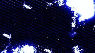 blue flame metal grid