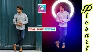 Picsart Dual🍁Tune Effect Photo Editing Tutorial |creative Colour Light Effect | Tech master-Hindi
