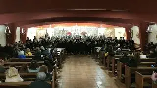 Villancicos por la Banda de CC. y TT. 'Coronación de Espinas' en la Parroquia de Santa Cecilia