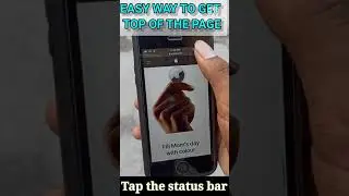 Easy way to get top of the page | IHARI |