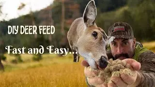 HOMEMADE Deer Attractant Feed....They Can't Stand it....#hunting