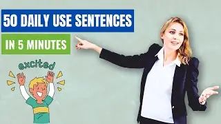 Learn 50 Best Daily Use English Sentences In 5 Minutes | Learn English