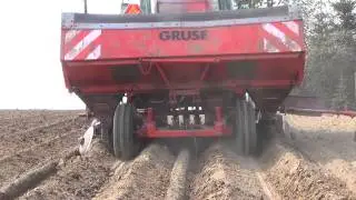 Fendt 309c + Gruse - Sadzenie Ziemniaków 2014