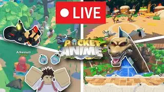 🔴 Playing Pocket Anime! | Roblox