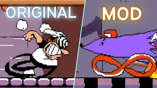 What if Snick was the main playable character? [Pizza Tower mods Gameplay]