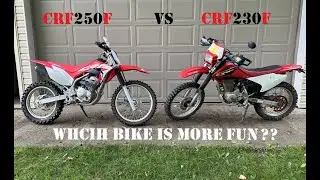 Trail Wars: CRF250F VS CRF230F