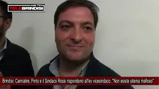 Brindisi, Cannalire, Pinto e il Sindaco Rossi rispondono all'ex vicesindaco  ''Non esiste sitema maf