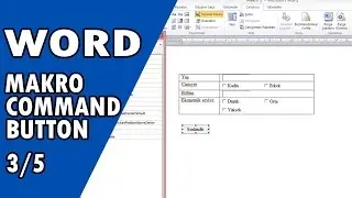 Word Macro Command Button | # 3