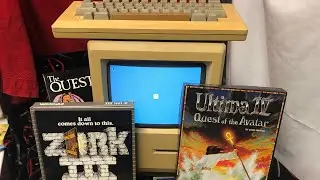 Apple Macintosh 128k Customized Restoration & Software Collection Zork 3 Ultima IV Hitchhikers Guide