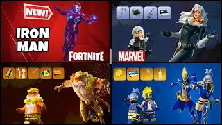 Fortnite Accidentally LEAKED 4 NEW Bundles In Tomorrow's Update‼️💀 (Black Cat, NEW Iron Man + MORE)